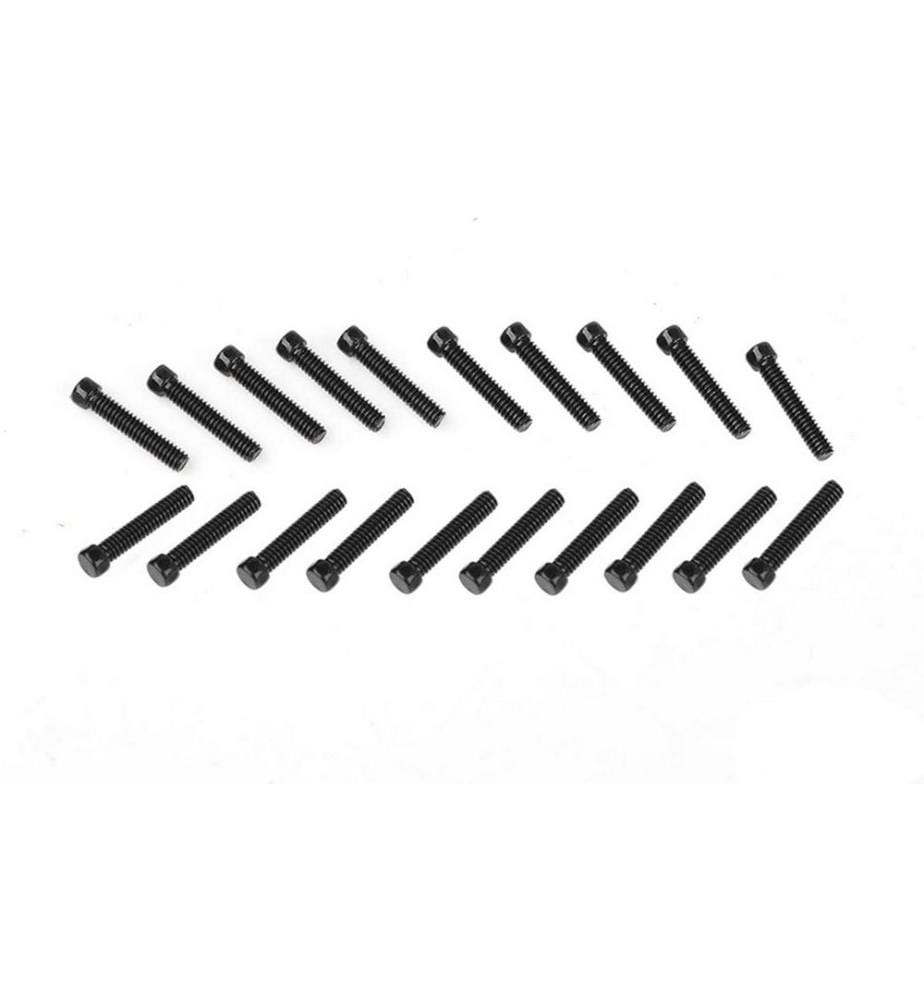 RC4WD - Scale Hex Head Bolts M2 x 10 mm Schwarz
