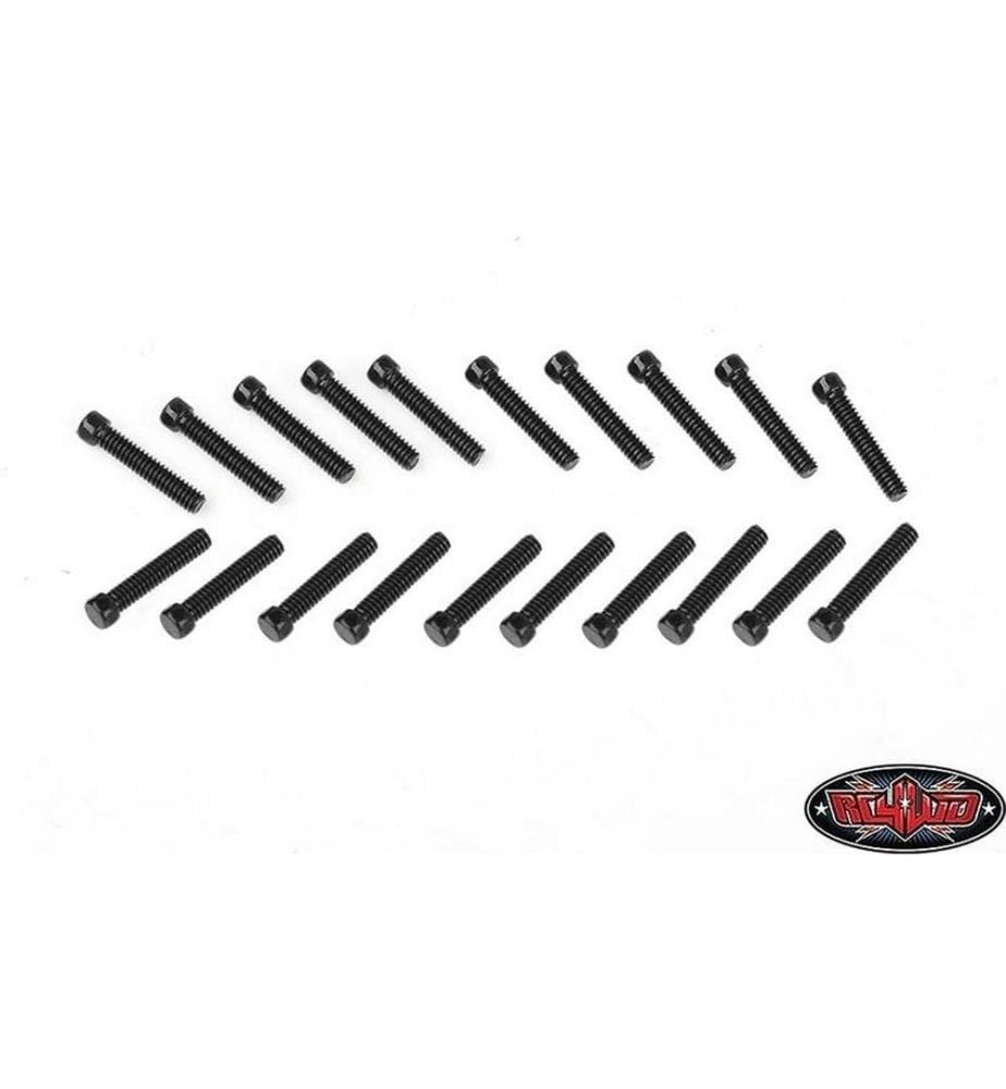 RC4WD - Scale Hex Head Bolts M2 x 10 mm Schwarz