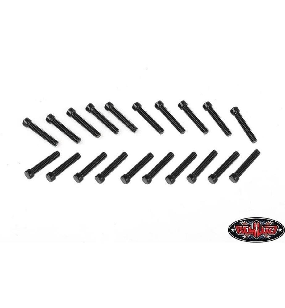 RC4WD - Scale Hex Head Bolts M2 x 10 mm Schwarz