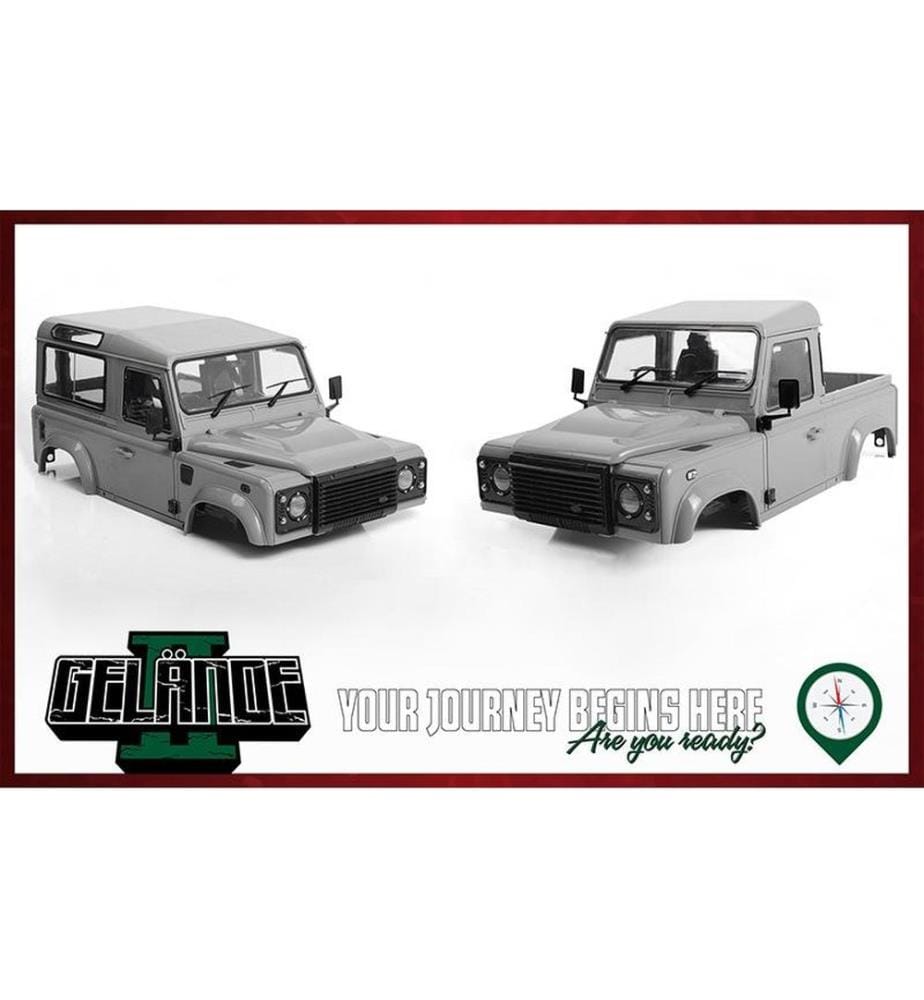 RC4WD - Rock Crawler Gelande II Kit Defender D90 4WD, Bausatz, 1:10