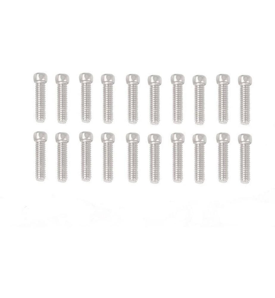 RC4WD - Scale Hex Head Bolts M2 x 8 mm Silber