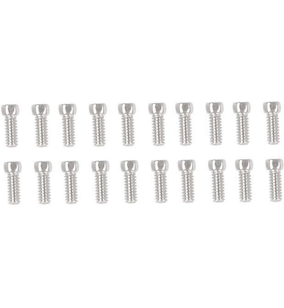 RC4WD - Scale Hex Head Bolts M1.6 x 4 mm Silber