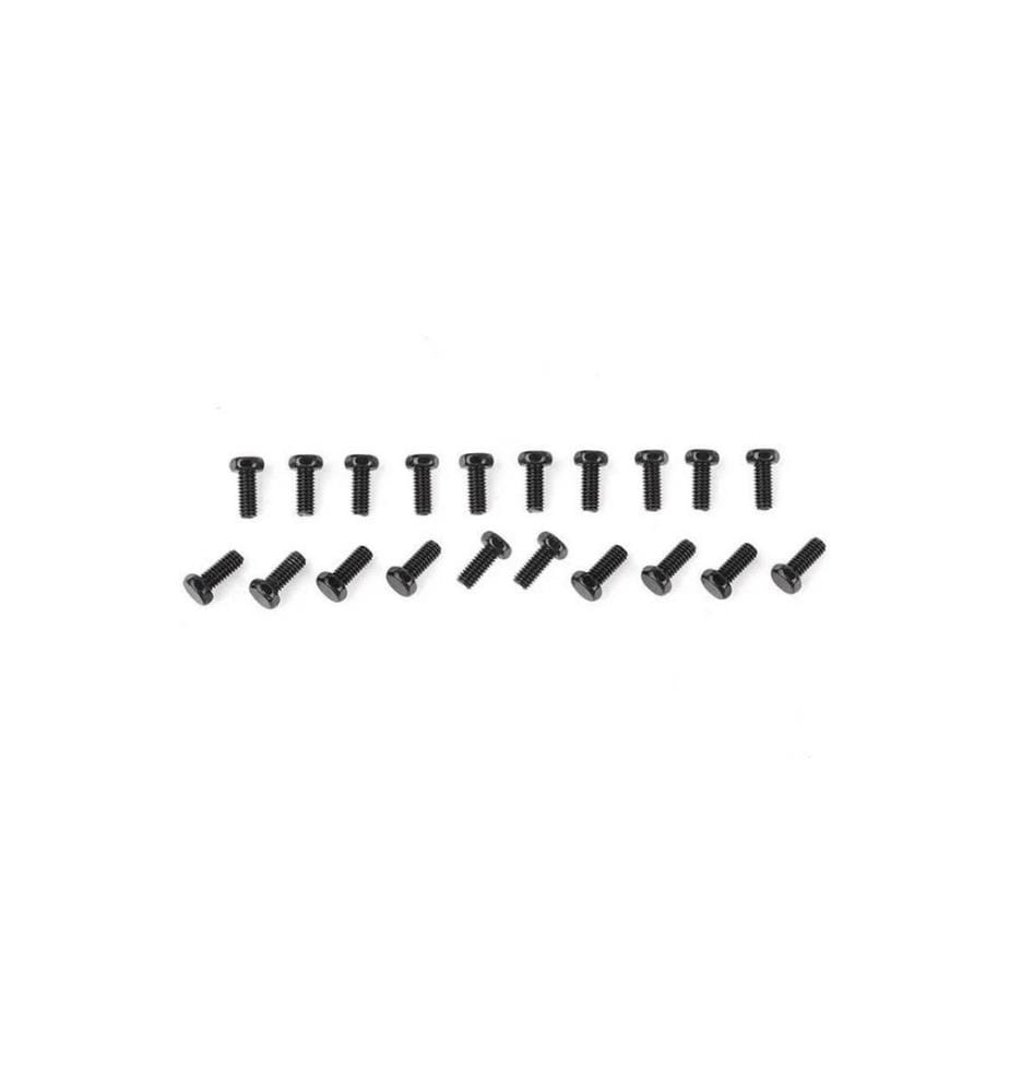 RC4WD - Scale Hex Head Bolts M2.5 x 6 mm Schwarz