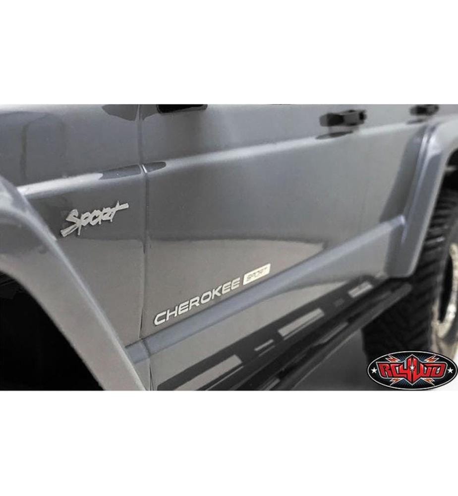 RC4WD - Emblème Set, SCX10 II Cherokee, argent