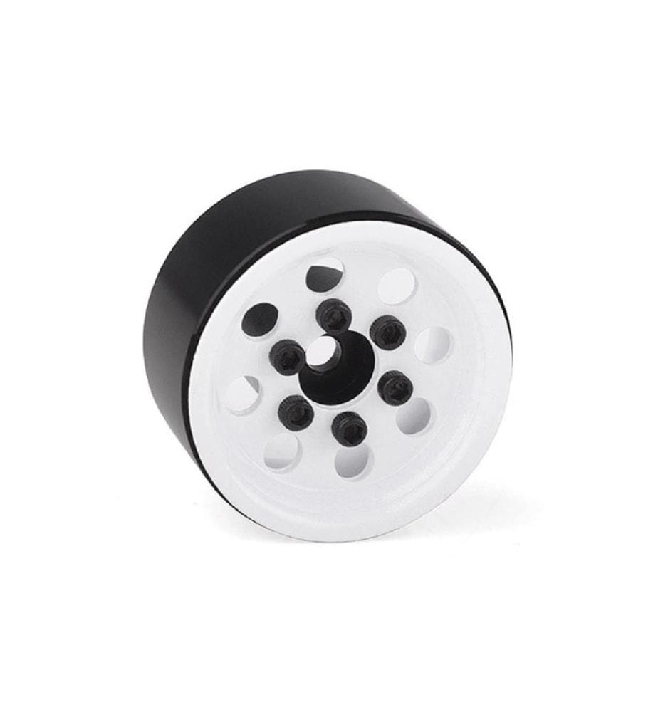 RC4WD - Felgen Stamped Steel 1.0 Pro8 Beadlock Weiss, 4 Stück