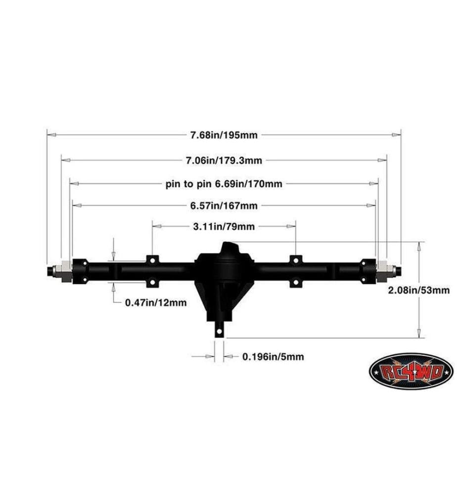 RC4WD - Essieu Ultimative Scale Yota II Retour