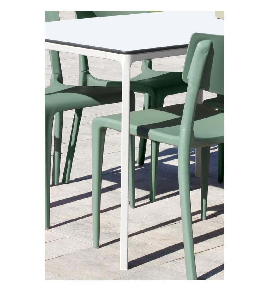 Table de Jardin Meet 200 x 90 cm - Blanc
