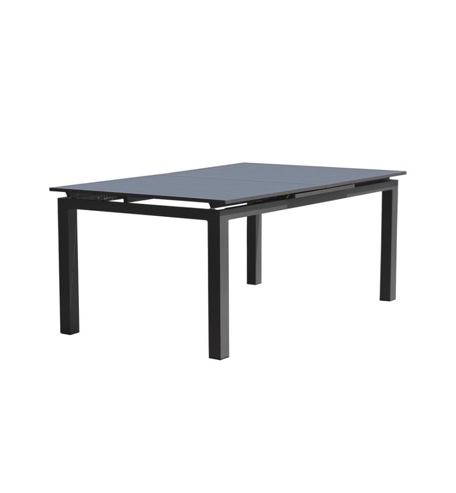 Table de Jardin Miami Extensible 180/240 x 100 cm - Gris Anthracite