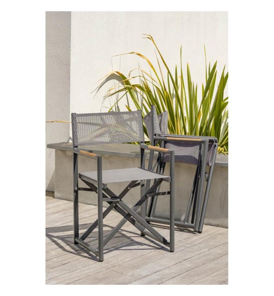 Fauteuil de Jardin Honfleur - Gris Anthracite