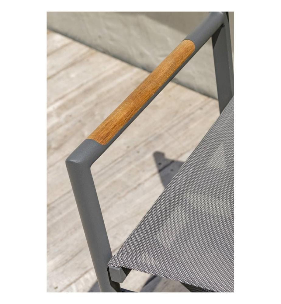 Fauteuil de Jardin Honfleur - Gris Anthracite