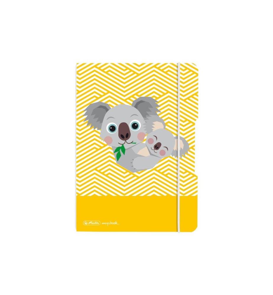 HERLITZ - Carnet de notes Koala A5 40 feuilles pointillées