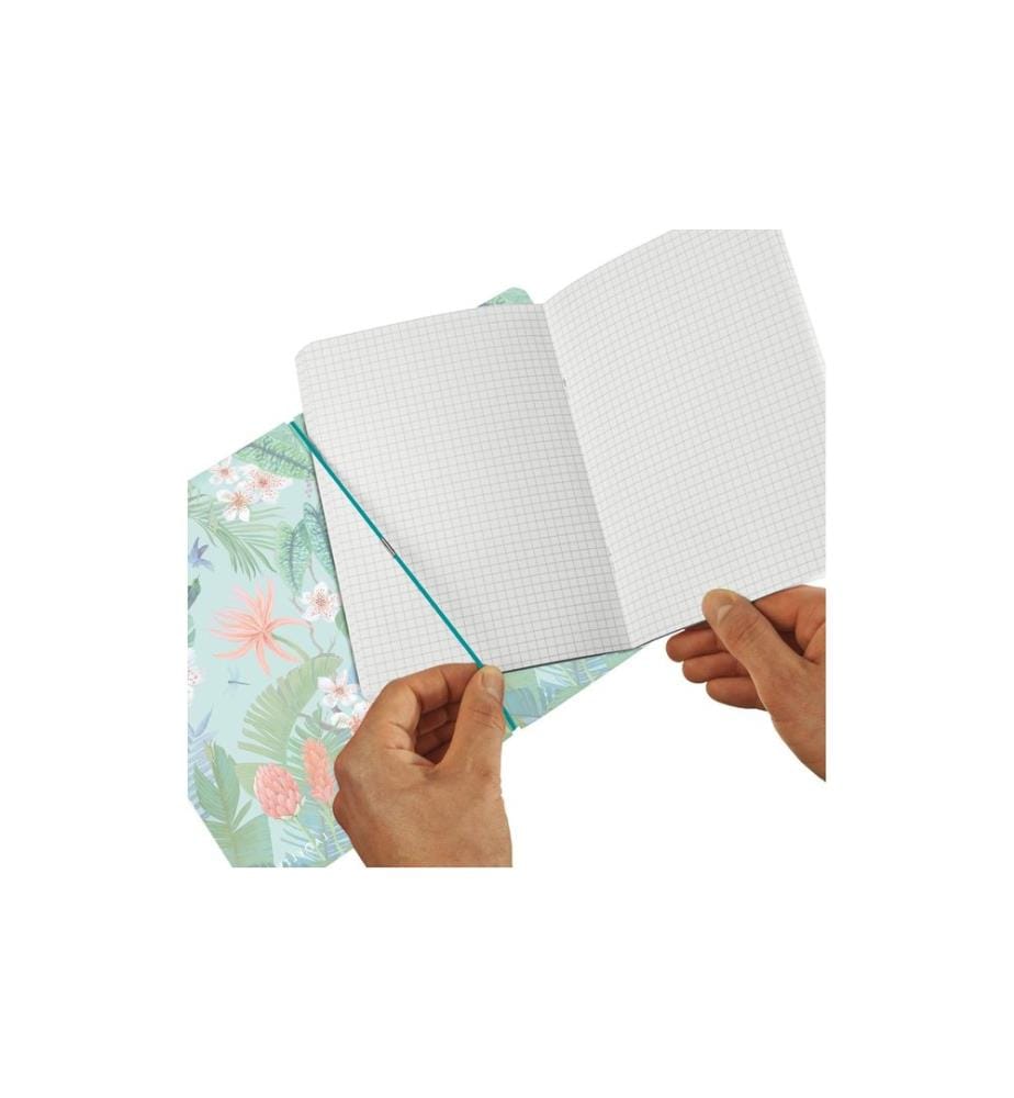 HERLITZ - Carnet de notes Ladylike Jungle A4, 2 x 40 p., ligné/cartonné
