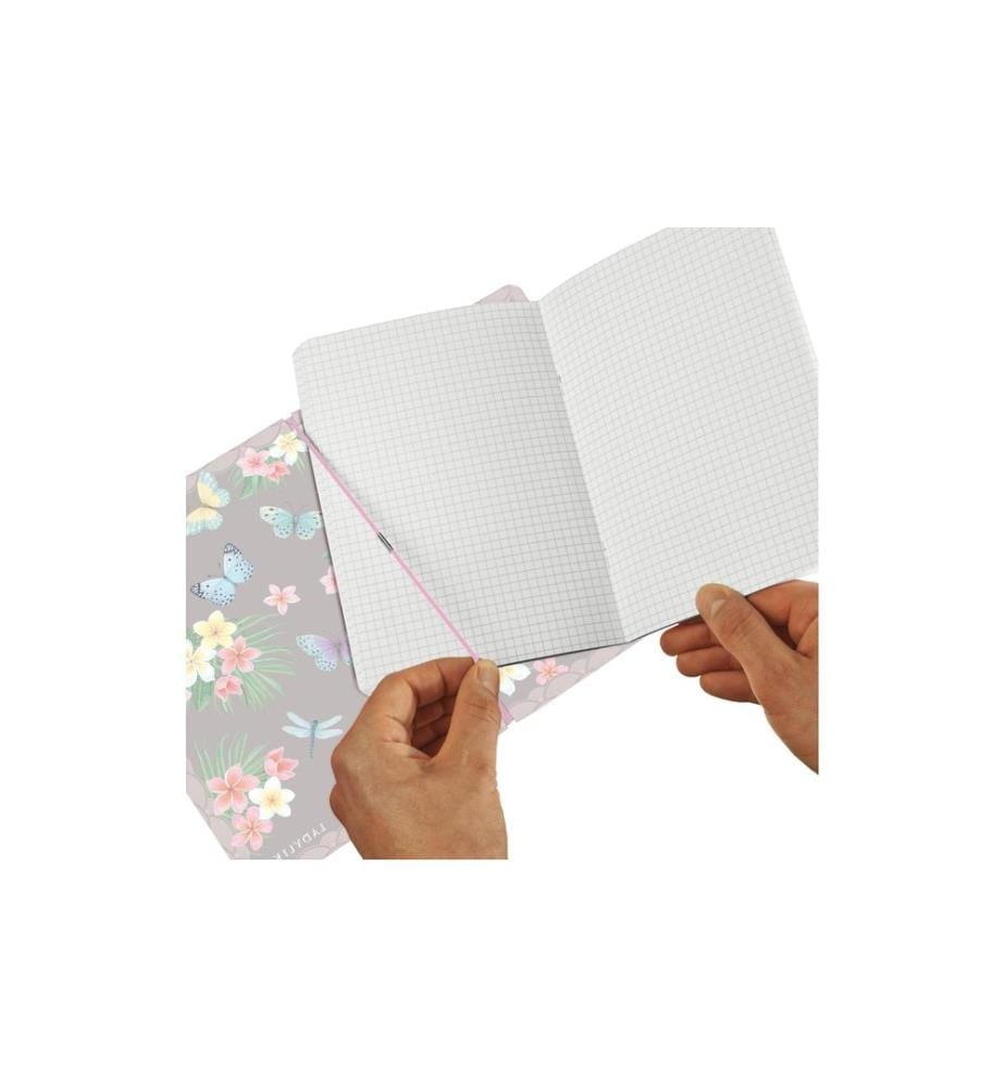 HERLITZ - Carnet de notes Ladylike Jungle A4, 2 x 40 p., ligné/cartonné