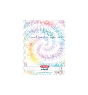 HERLITZ - Spiralblock New Baltik Freedom Kariert, 80 Blätter, A4