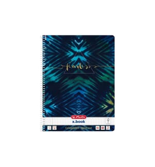 HERLITZ - Spiralblock New Baltik Fearless Kariert, 80 Blätter, A4