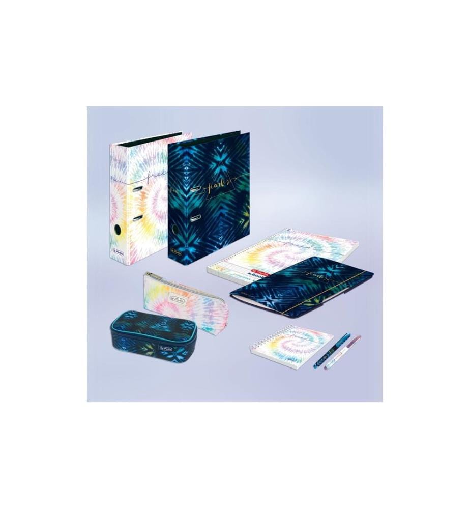 HERLITZ - Notizblock New Batik Freedom Kariert, 10.5 x 14.5 cm