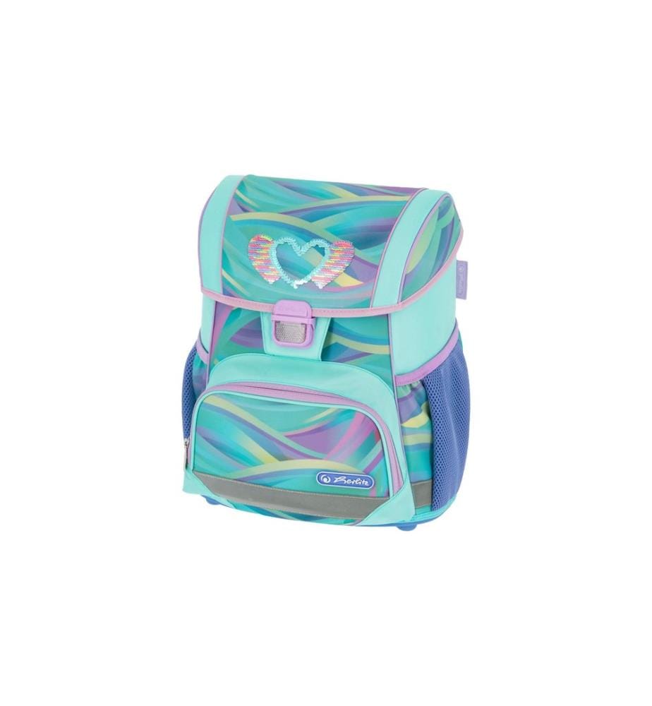 HERLITZ - Schulrucksack-Set Loop Plus Minty Love 4-teiliges Set, 17 l
