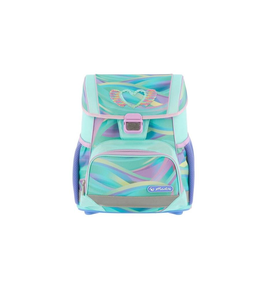 HERLITZ - Schulrucksack-Set Loop Plus Minty Love 4-teiliges Set, 17 l