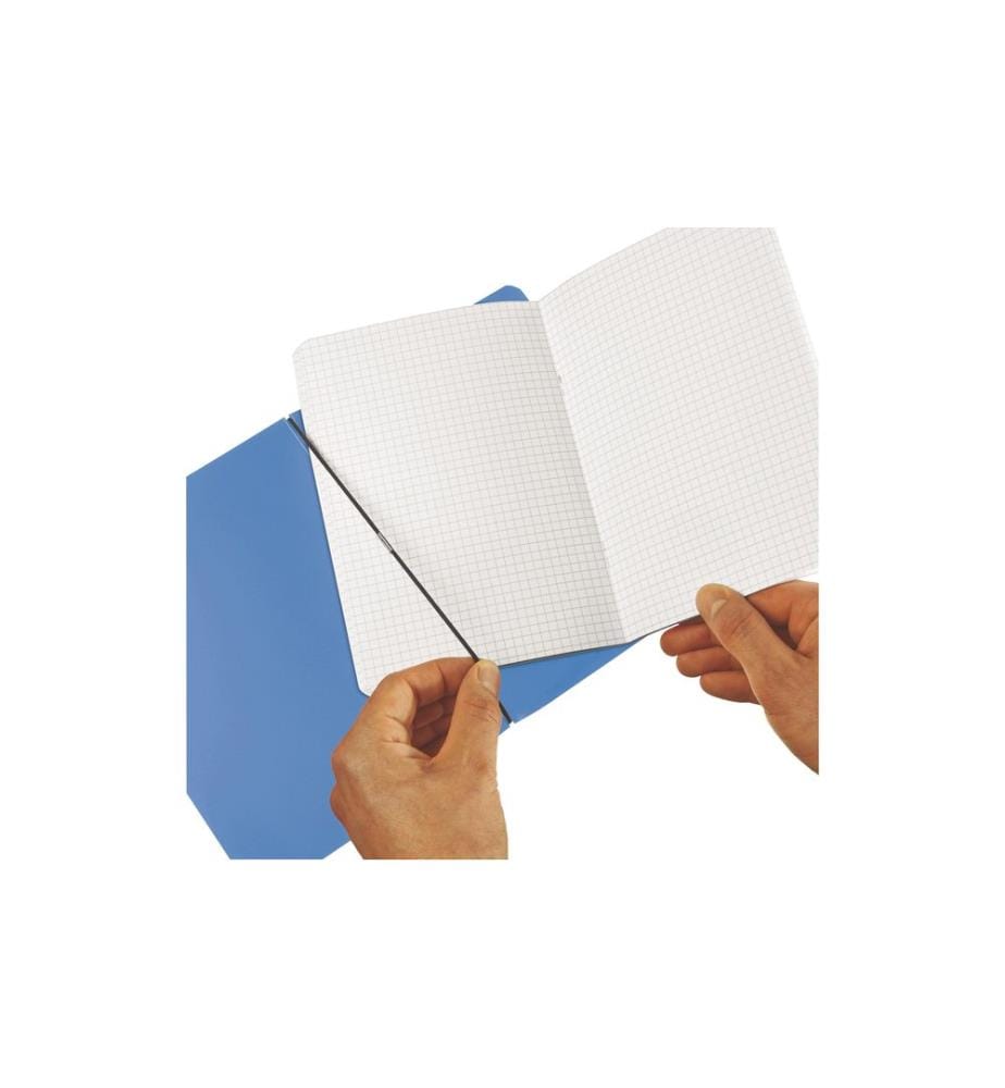 HERLITZ - Carnet de notes my.book flex A5, À carreaux, Bleu