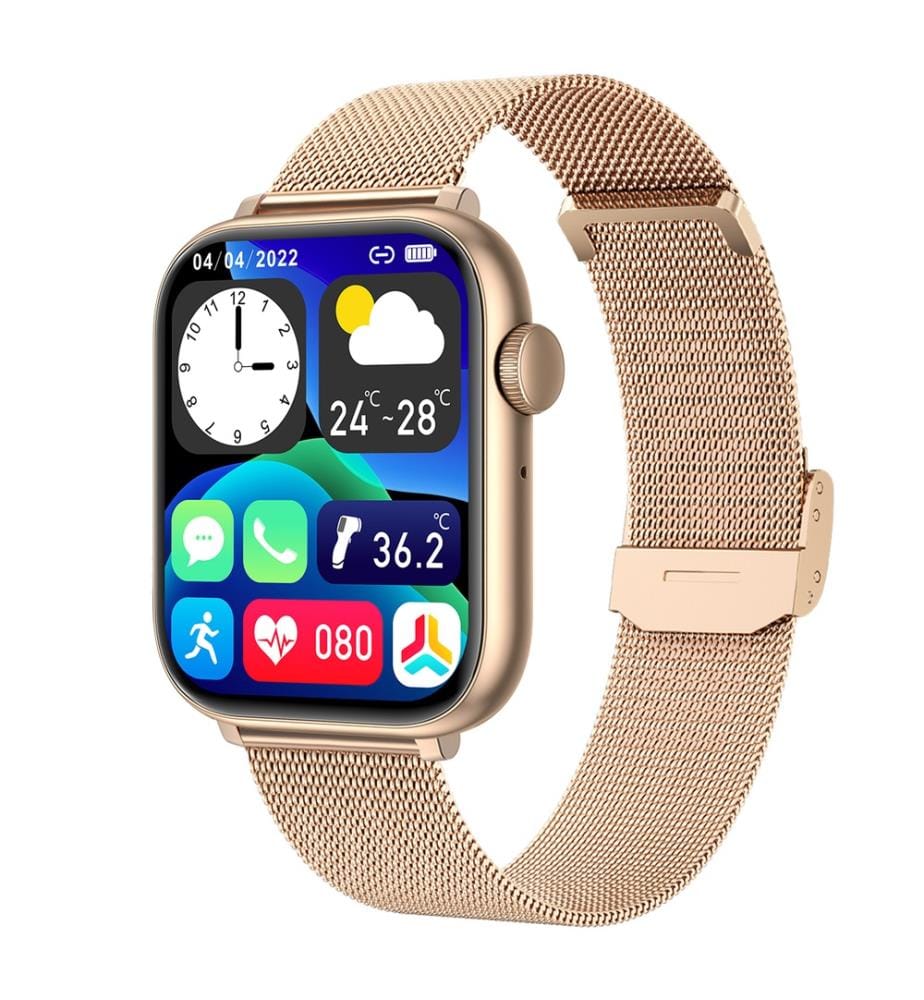 Connected Watch Edition Gamma 2024 - Milanaise-Armband Gold