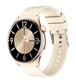 Montre connectée AMOLED Edition Amnésia - Bracelet Silicone Beige