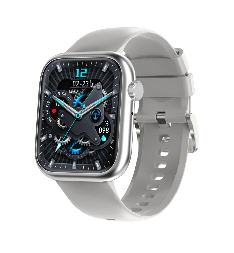 Omega Edition Connected Watch - Grey Silicone Strap