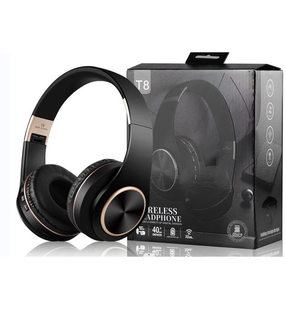 Casque Stéréo Bluetooth V5 0 Studio - Noir