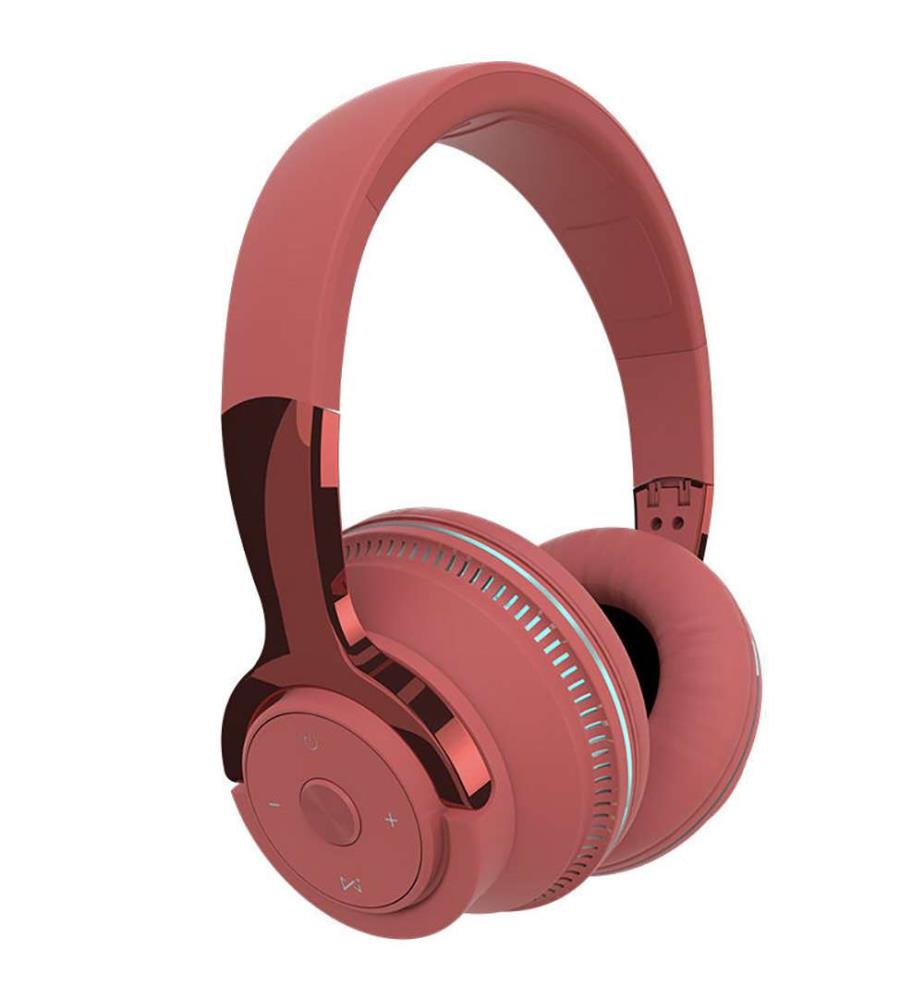 Casque Bluetooth 5.0 Stéréo Ergonomique Edition Miami 2024 - Rouge