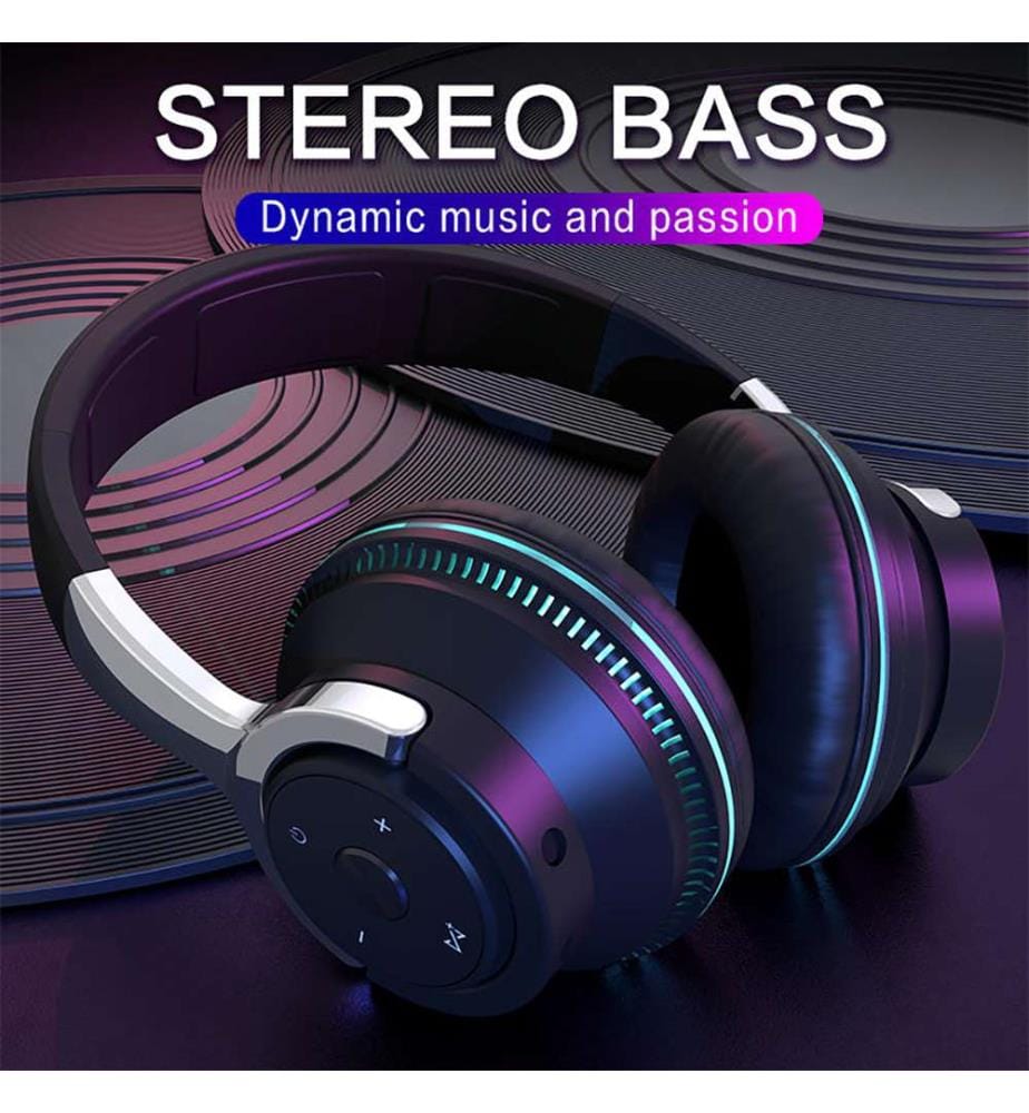 Casque Bluetooth 5.0 Stéréo Ergonomique Edition Miami 2024 - Rouge