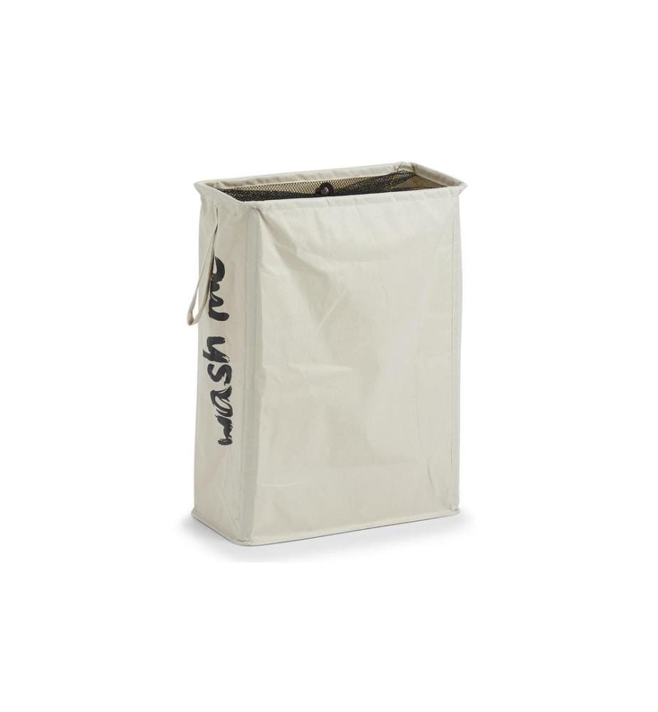 ZELLER - Present Corbeille à lessive Wash me Beige, 44.8 l