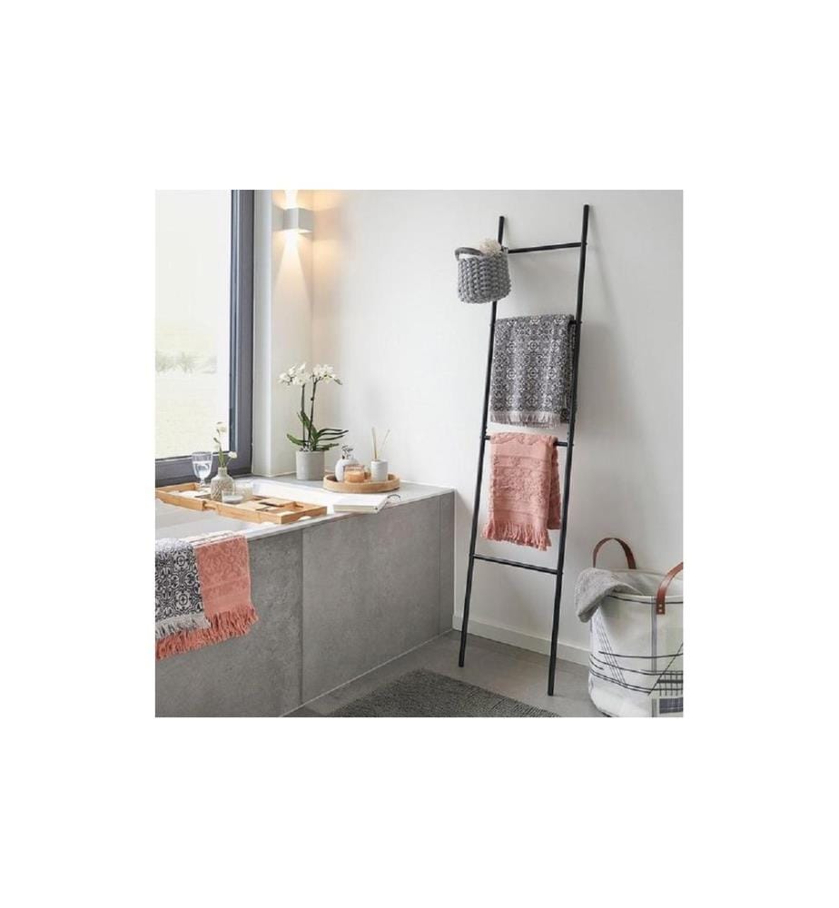 ZELLER - Present Badewannenablage mit Glashalter Braun