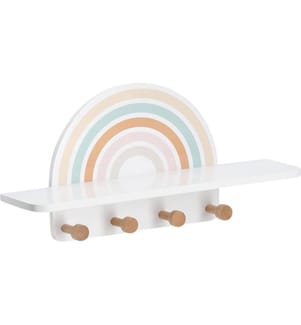 ZELLER - Present Kinder-Wandgarderobe Rainbow