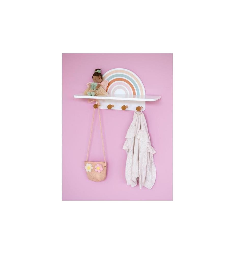ZELLER - Present Kinder-Wandgarderobe Rainbow