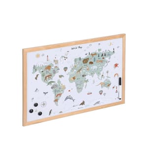 ZELLER - Present Magnet Memobord Weltkarte