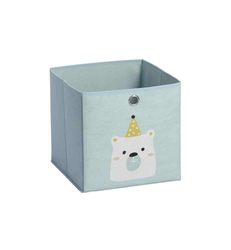 ZELLER - Present Boîte à jouets Icebear Mint 28 x 28 x 28 cm