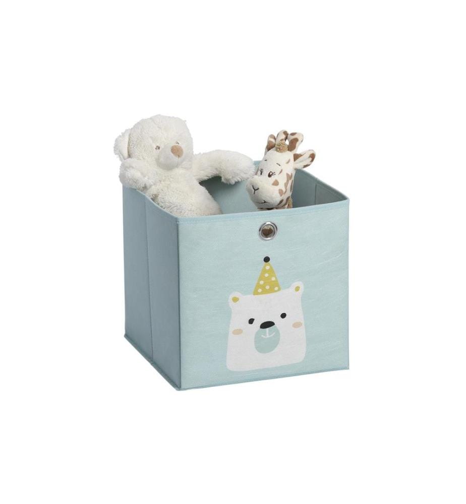 ZELLER - Present Boîte à jouets Icebear Mint 28 x 28 x 28 cm