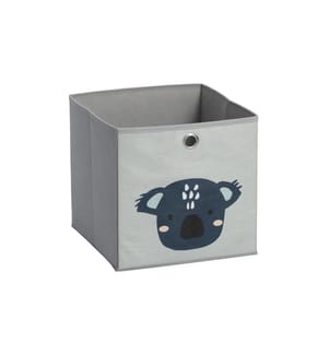 ZELLER - Present Spielzeugbox Koala Grau 28 x 28 x 28 cm