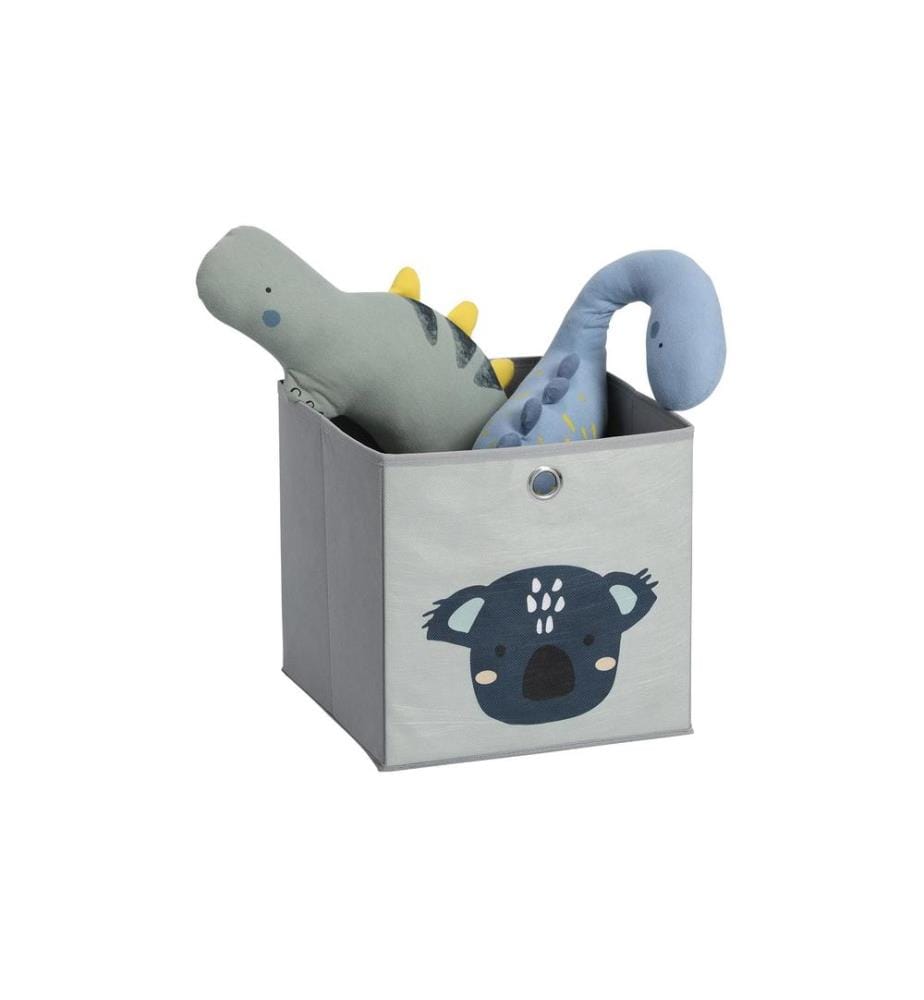 ZELLER - Present Boîte à jouets Gris koala 28 x 28 x 28 cm