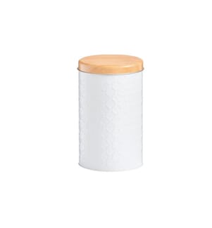 ZELLER - Present Boîte à provisions Scandi 1.37 l, Blanc