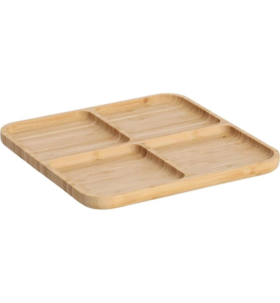 ZELLER - Present Assiette à snacks 1 Pièce/s, Brun