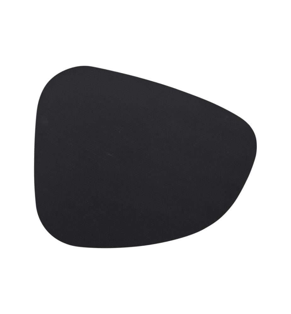 ZELLER - Present Set de table 2 Tone 34 cm x 42 cm, Noir/Vert foncé