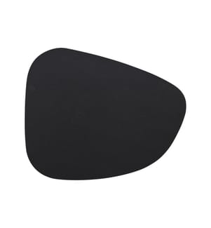 ZELLER - Present Set de table 2 Tone 34 cm x 42 cm, Noir/Vert foncé