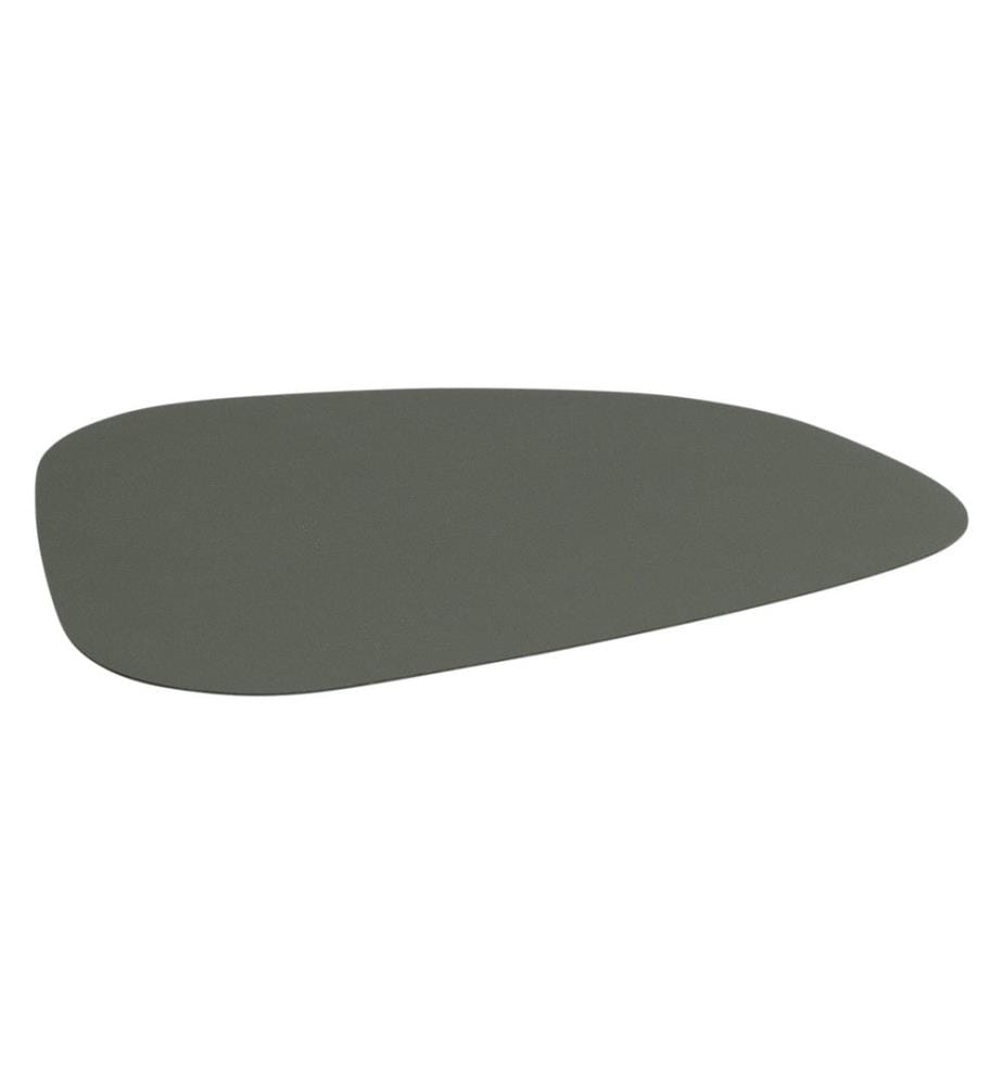 ZELLER - Present Set de table 2 Tone 34 cm x 42 cm, Noir/Vert foncé