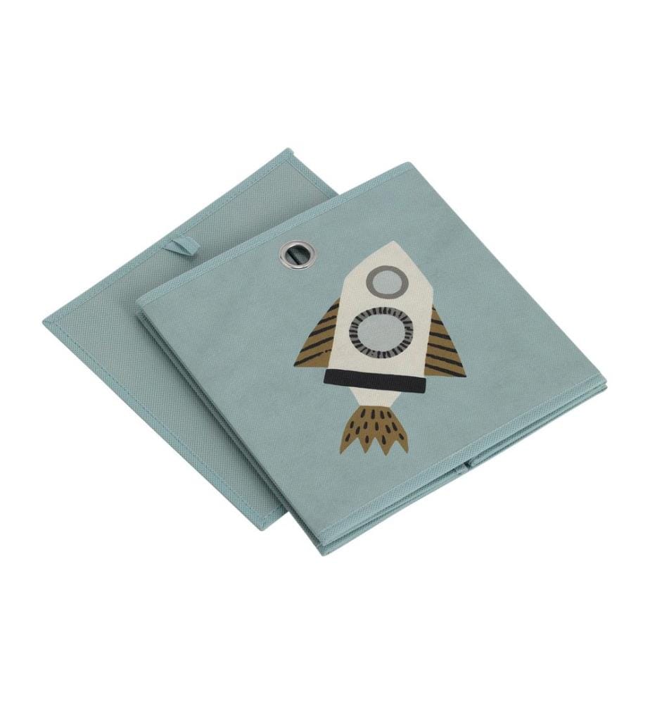 ZELLER - Present Boîte de rangement Rocket 28 x 28 cm