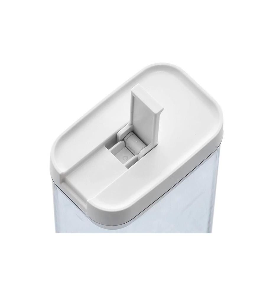 ZELLER - Present Boîte à provisions Couvercle à vide 0.38 l, Transparent/Blanc
