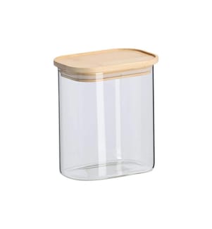 ZELLER - Present Vorratsdose Bambusdeckel 1 l