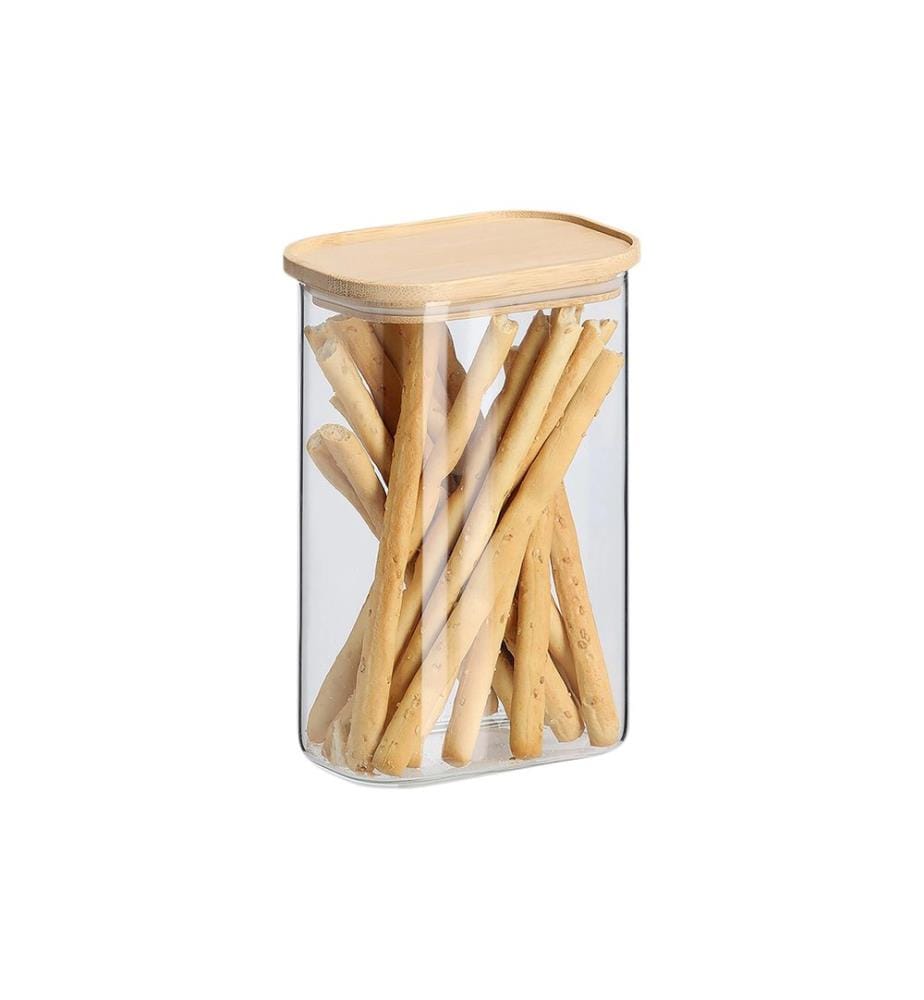 ZELLER - Present Vorratsdose Bambusdeckel 1.3 l
