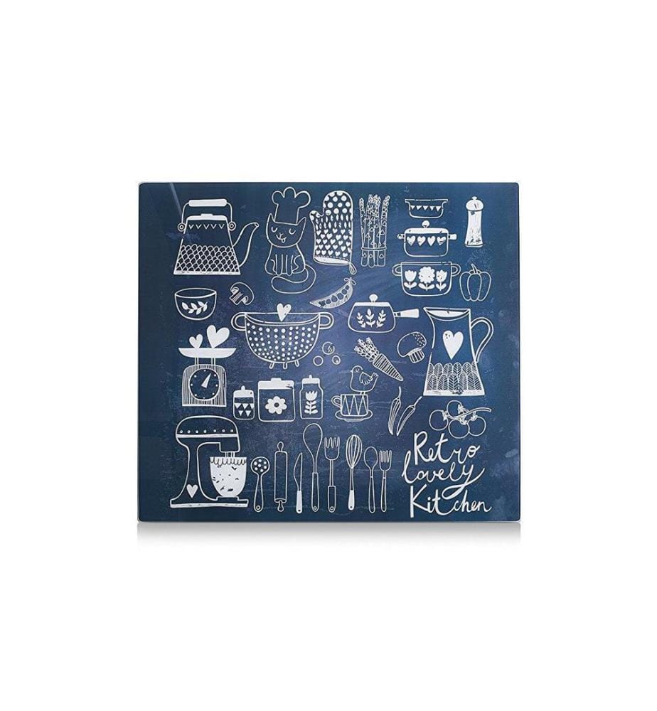 ZELLER - Present Herdabdeckplatte Lovely Kitchen Schwarz