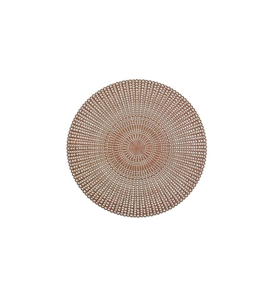 ZELLER - Present Set de table Cut out Ø 41 cm, Cuivre
