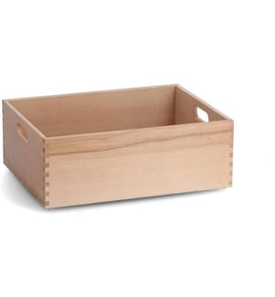 Zeller Present Caisse de rangement Hêtre Brun
